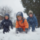 image of kids playing in snow