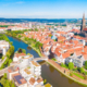aerial photo of Ulm, Germany
